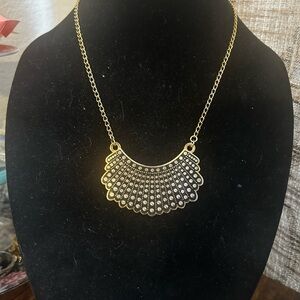 Statement Enamel Bib Necklace